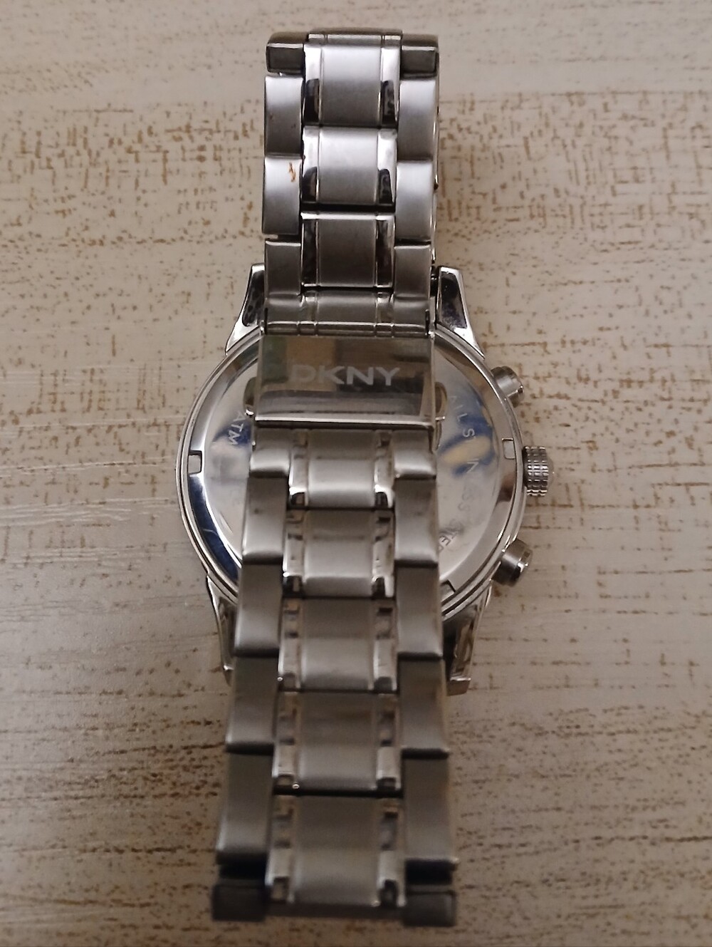 DKNY Silver Steel Vintage Chronograph Mens Watch - Picture 4 of 7